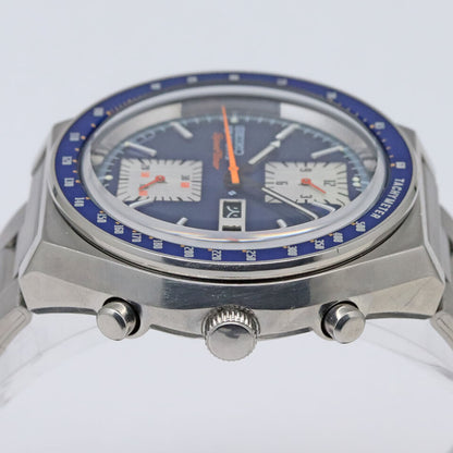 Rare Overhauled Seiko Watch Kakume Speedtimer Chronograph 6138-0030 Used Japan