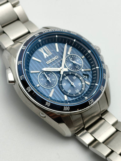 Seiko Watch Brightz Radio Solar Chronograph SAGA151 Used in Japan