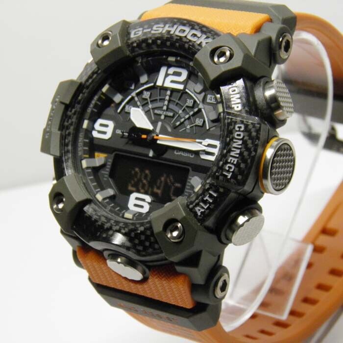 Casio Watch G-SHOCK MUDMASTER Orange Belt GG-B100-1A9JF Used in Japan