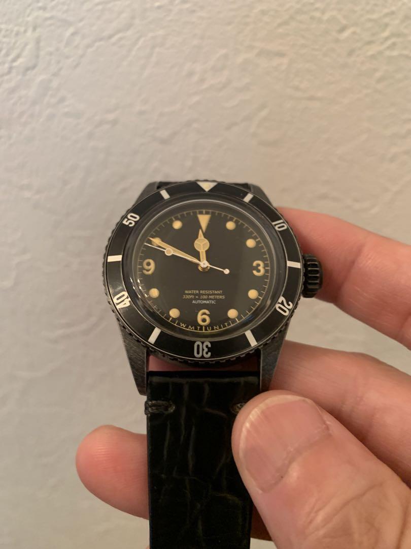 WMT Watch Sea Diver Special Pvd Black Edition Used in Japan