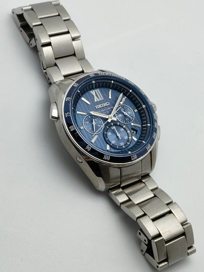 Seiko Watch Brightz Radio Solar Chronograph SAGA151 Used in Japan