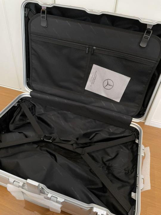 Rare Near Mint Mercedes Benz aluminum carry case 65L Novelty From Japan