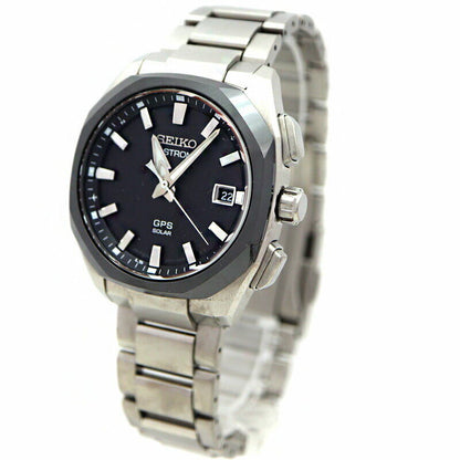 Seiko Watch Astron SBXD007 3X22-0AD0  Origin black dial w/ box Used in Japan