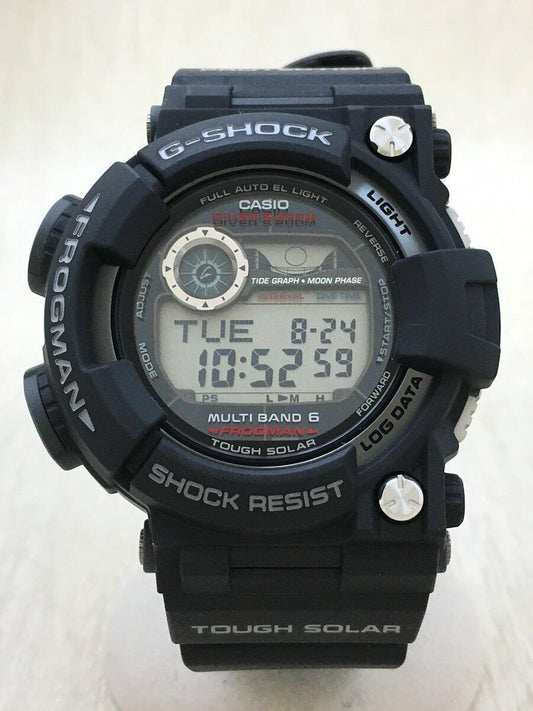 CASIO G-SHOCK Watch Frogman Digital Black GWF-1000-1JF Used in Japan