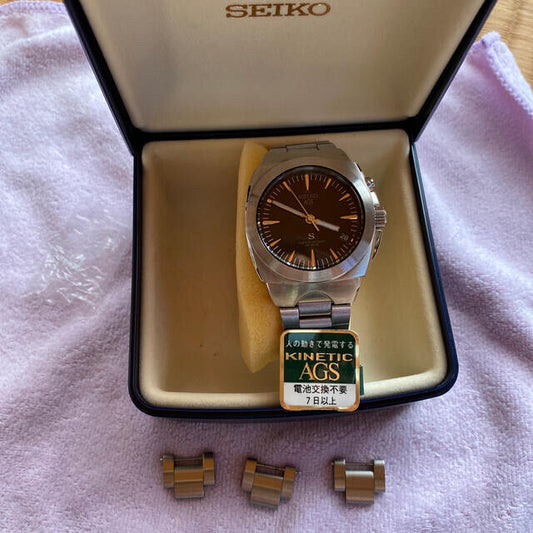 Rare SEIKO AGS watch 5M42-0E50 Used in Japan