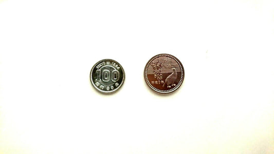 [Rare]  Mint Set of two commemorative coins from the Olympics From JPN