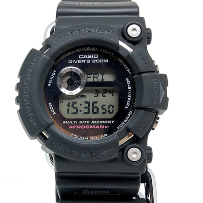 Casio Watch G-Shock Frogman Black Helios Digital GW-200BC-1 Used in Japan