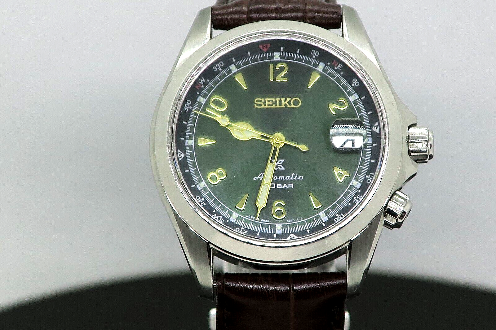 Near Mint Seiko Men s Watch Prospex Alpinist SBDC091 Green Dial