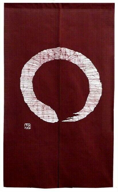 Japanese  Noren curtain Roketsuzome which is rare in Kyoto Japan Free Shipping