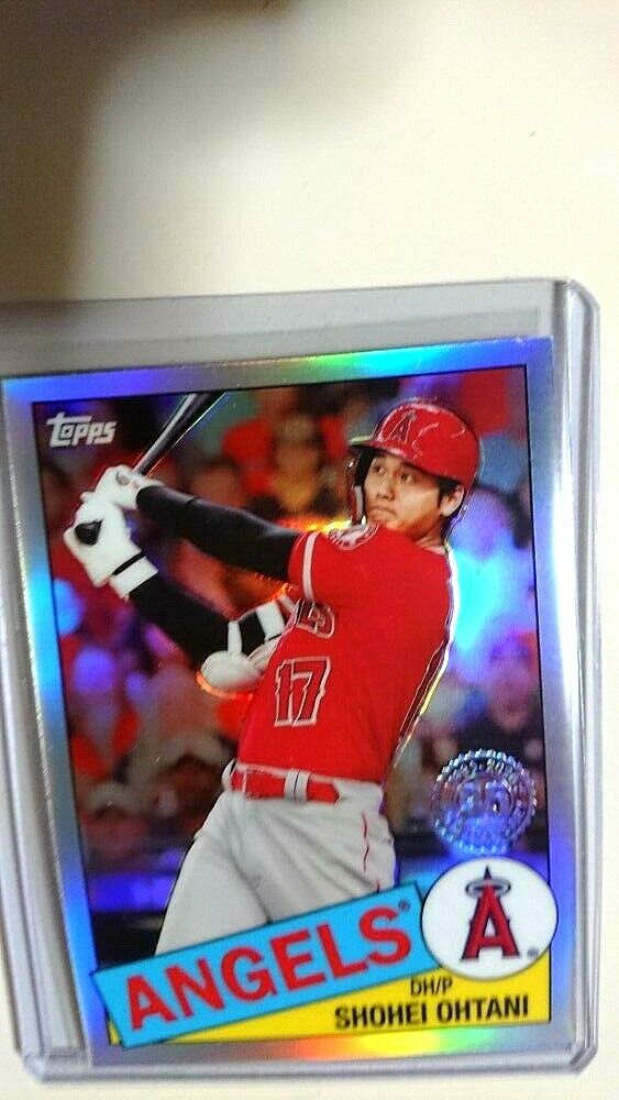 Card Shohei Ohtani mike trout topps 35th From Japan