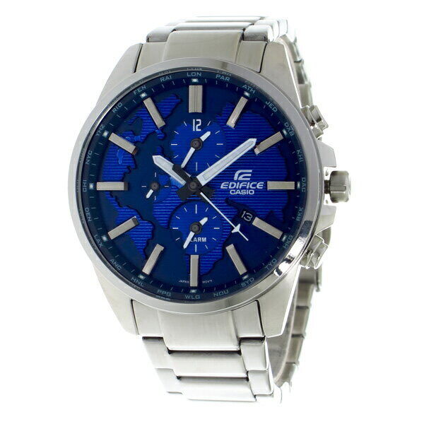 Casio Watch men's chronograph blue Edifice Used in Japan