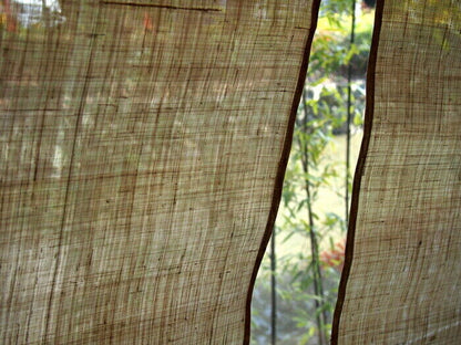 New Japanese Noren Curtains plain hemp Made in Kyoto Japan