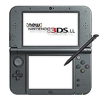 New Nintendo 3DS LL Metallic Black Used in Japan 4