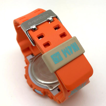 Casio Watch G-SHOCK × in4mation Quartz Orange GAX-100X-4AJR Used in Japan