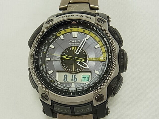 Casio Watch Pro Trek PRW-5000T Used in Japan