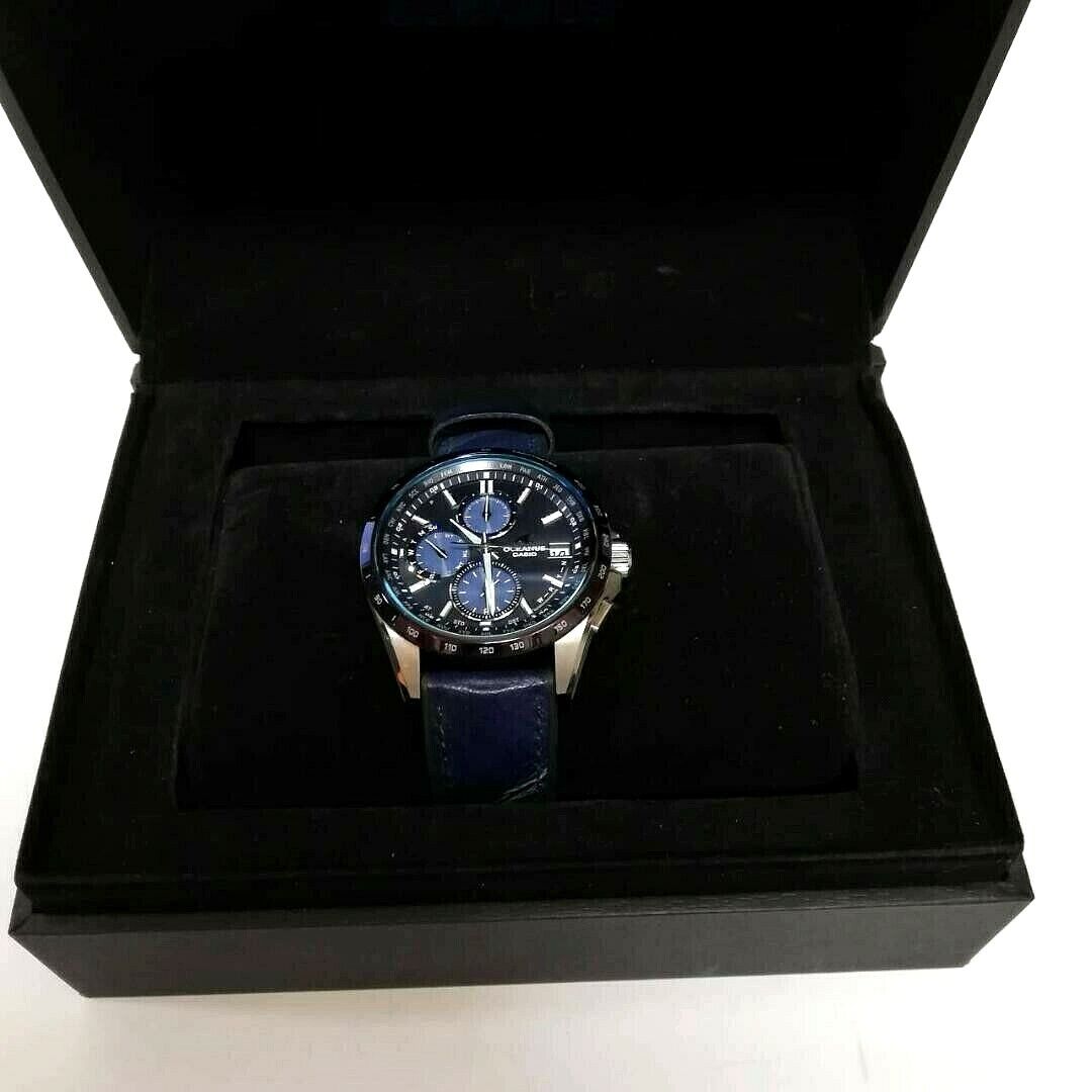 Mint CASIO Oceanus Japan Indigo Men's Watch Solar World Limited Edition 1000 JPN