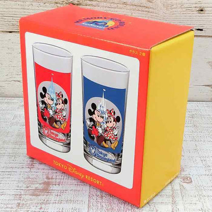 Tokyo Disney Resort 40th Anniversary Tumbler set of 2 Glasses From Japan