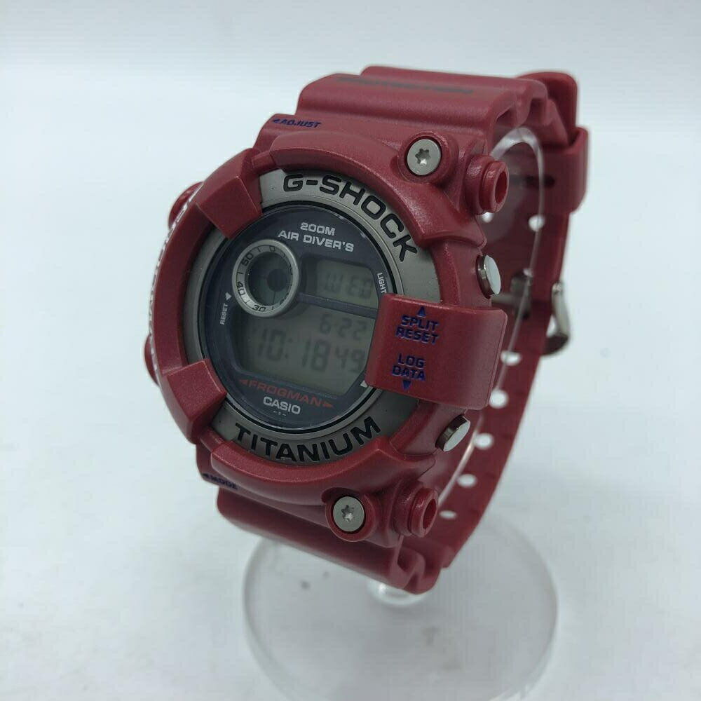 Casio Watch G-Shock Frogman Mens Red DW-8201GF-4JF Used in Japan