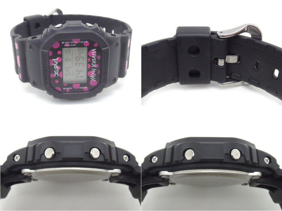 Casio Watch G-SHOCK ×  Yayoi Kusama X-girl Collaboration DW-5600VT Used in Japan