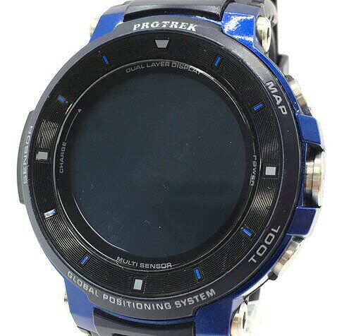 Casio Protrek Smart WSD-F30-BU GPS Smart Watch Used in Japan