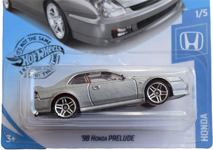 Hot Wheels Honda 1/5 '98 Honda Prelude 166/250 Silver From Japan