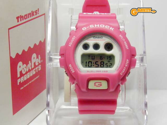 Near Mint Casio Watch G-SHOCK PostPet Momo Model DW-6900BMO-9JR Used in Japan