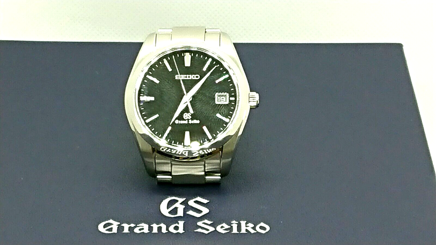 SEIKO Grand Seiko SBGX061 Date black Dial Quartz Men's Watch Used in Japan