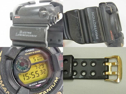 Casio Watch G-SHOCK FROGMAN 7th Anniversary Model DW-8021NT-1JR Used in Japan