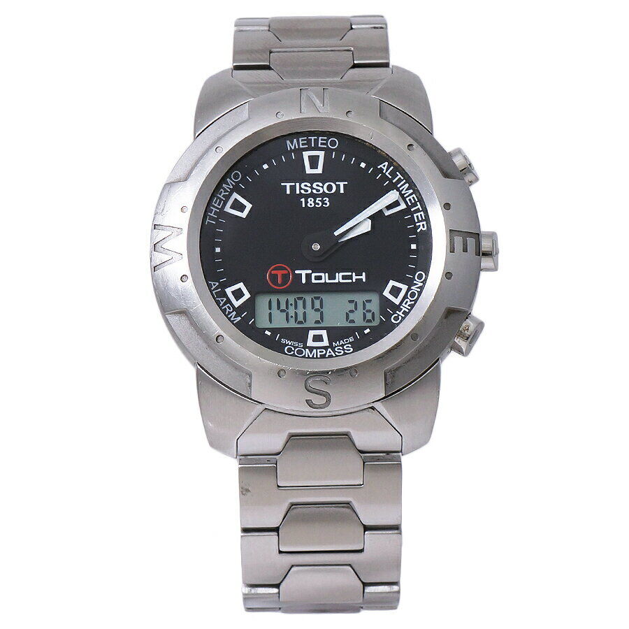 Tissot men's watch T-touch Digiana quartz Z251 351-1 Used in Japan