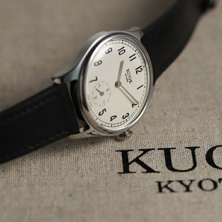 Near Mint KUOE Watch Leather Belt OLD SMITH 90-001 Used in Japan