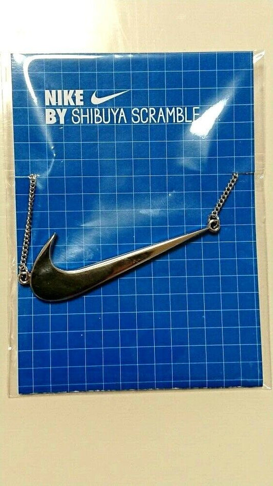 Rare Novelty Nike silver necklace shibuya scramble square limited From Japan F/S