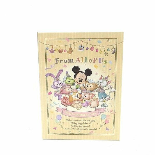 Tokyo Disney Resort 40th Anniversary Duffy & Friends Postcard & Holder Japan