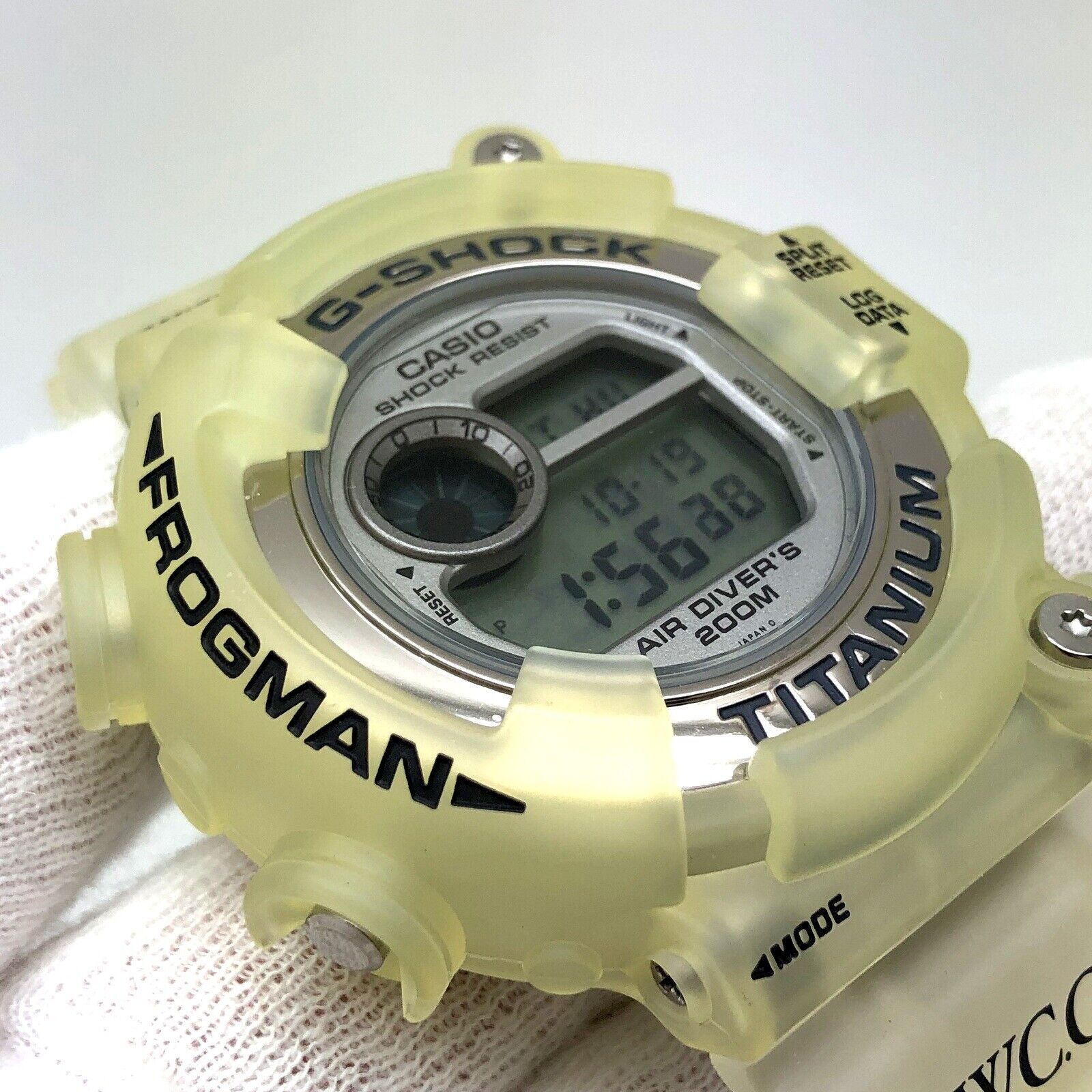 Casio Watch G-SHOCK FROGMAN WCCS Triple Manta DW-8201WC-8T Used in Jap –  The Japan Pride