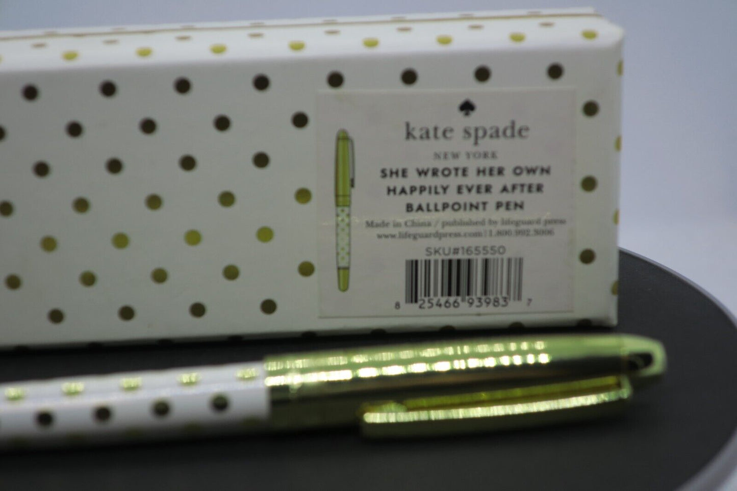 Kate Spade New York She Wrote Her Own Happily Ever After Ballpoint Pen Used