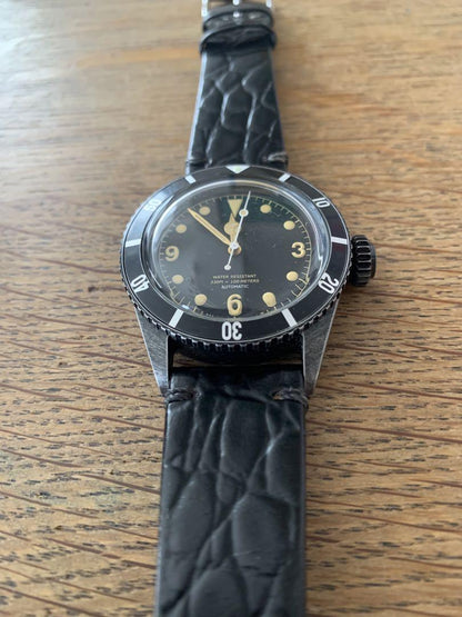 WMT Watch Sea Diver Special Pvd Black Edition Used in Japan