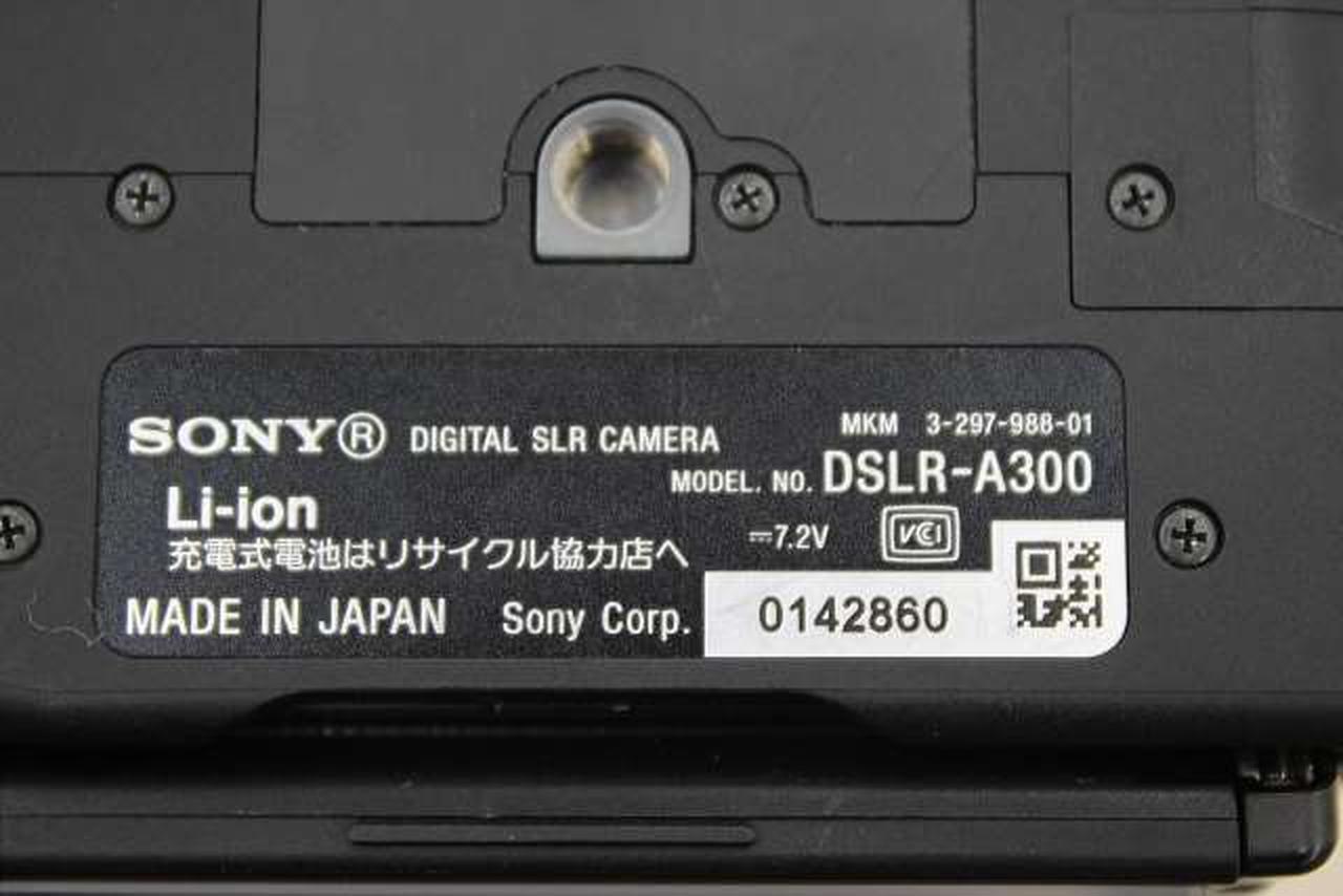 Sony Model Number：DSLR-A300 Digital camera Used in Japan