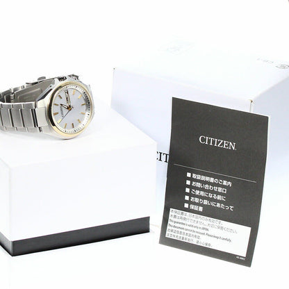 CITIZEN Watch ATTESSA Eco-Drive Solar Radio Wave H100-T021212 Used in Japan