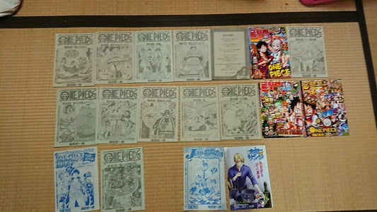 Weekly Shonen Jump ONE PIECE 988-1001 Story others with 2 big poster  rare  JPN