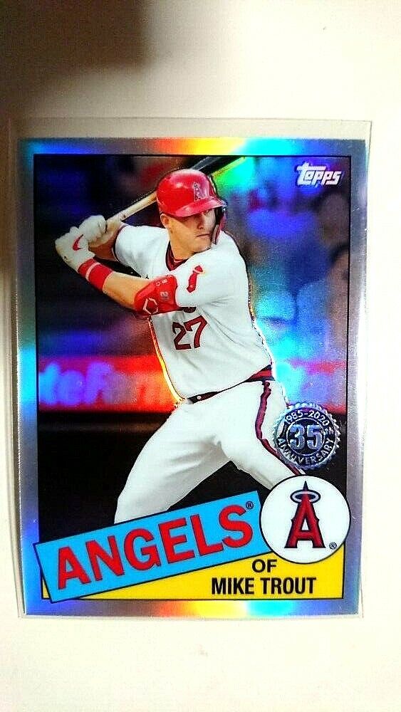 Card Shohei Ohtani mike trout topps 35th From Japan