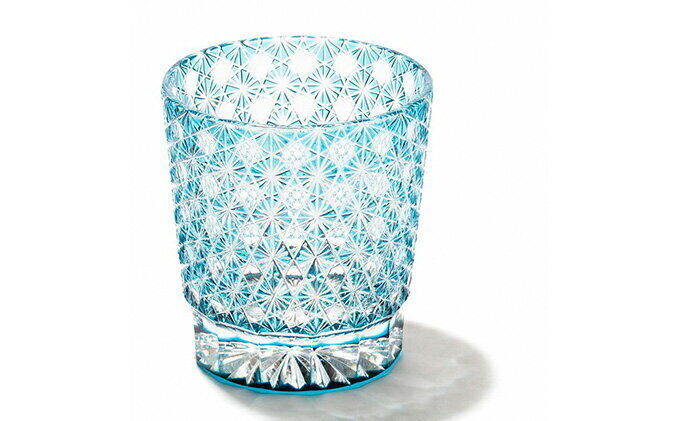 Edo Kiriko On The Rocks Glass Handmade by Skilled Craftsmen Japan