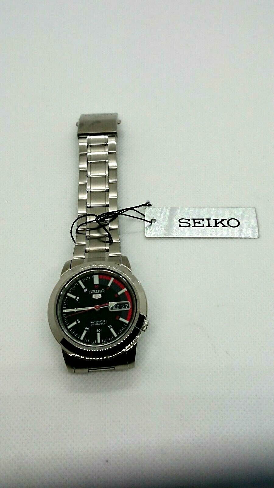 Mint SEIKO Seiko 5 Men's watch Wristwatch Automatic Racing model From Japan F/S