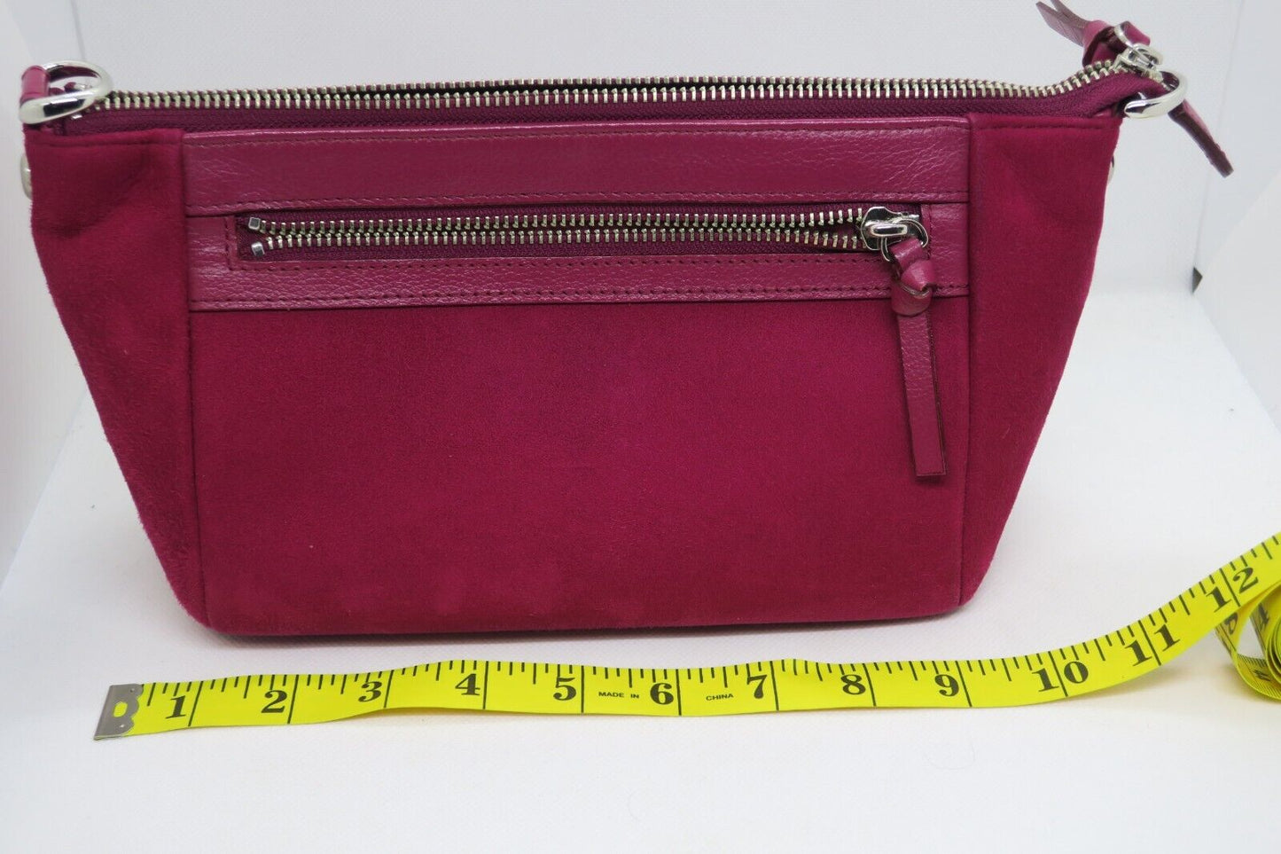 Tokyo Ginza Kanematsu Shoulder Bag Wine red leather Made in Japan