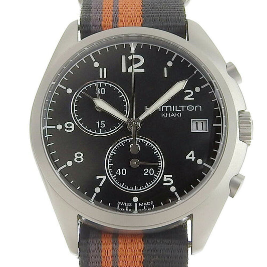 Near Mint Hamilton Watch Khaki Aviation Pioneer Chronograph Men's Quartz Used