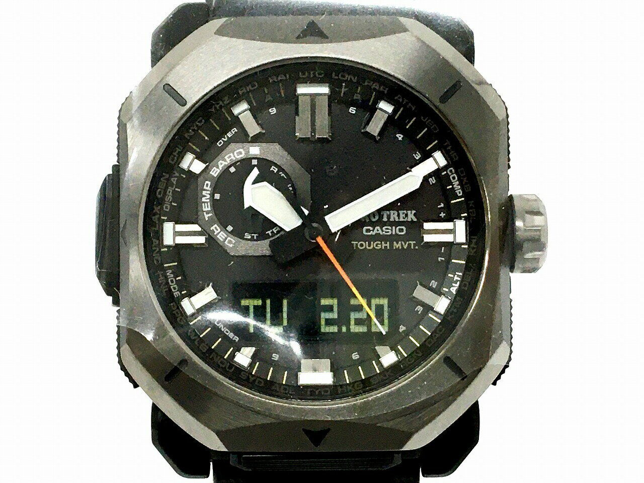 Casio Watch Protrek Solar Electric Wave Climber Line PRW-6900Y-1JF Used in Japan