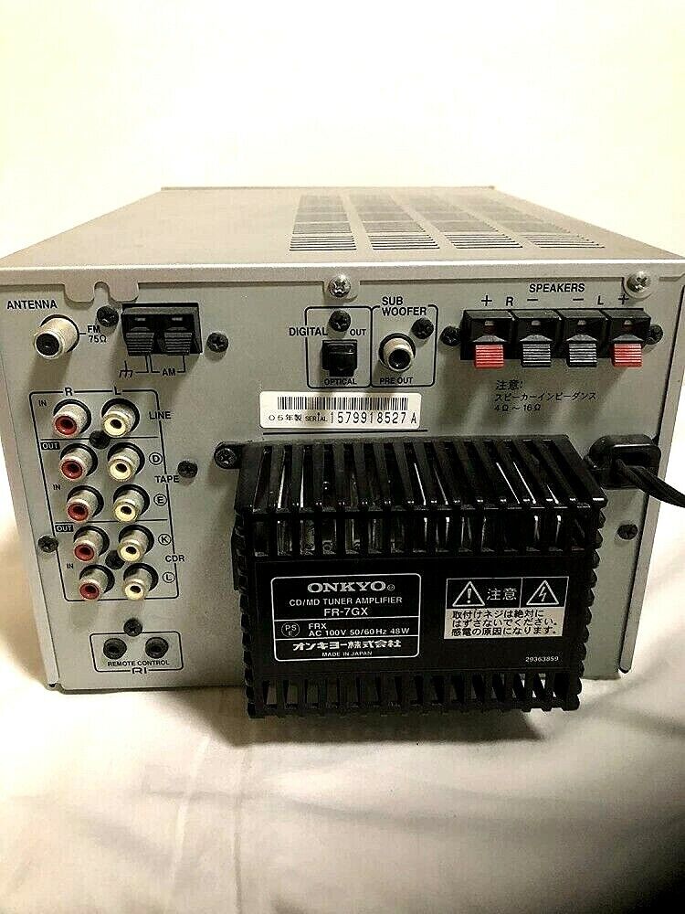 Near Mint ONKYO FR-7GX CD / MD Tuner Amplifier MDLP From Japan F/S – The  Japan Pride