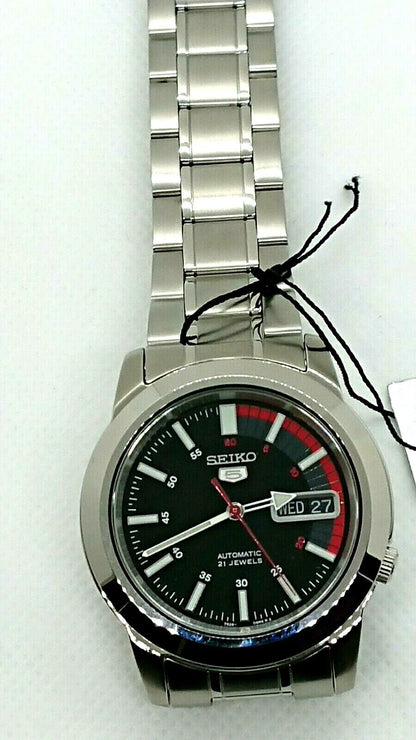 Mint SEIKO Seiko 5 Men's watch Wristwatch Automatic Racing model From Japan F/S