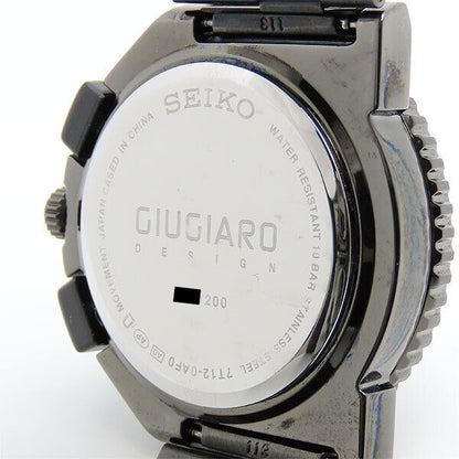 Seiko Watch Chronograph TICTAC Limited Spirit Giugiaro SCED011 Used in Japan