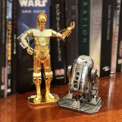 Star Wars Metallic Nano Puzzle "R2-D2" Tenyo From Japan