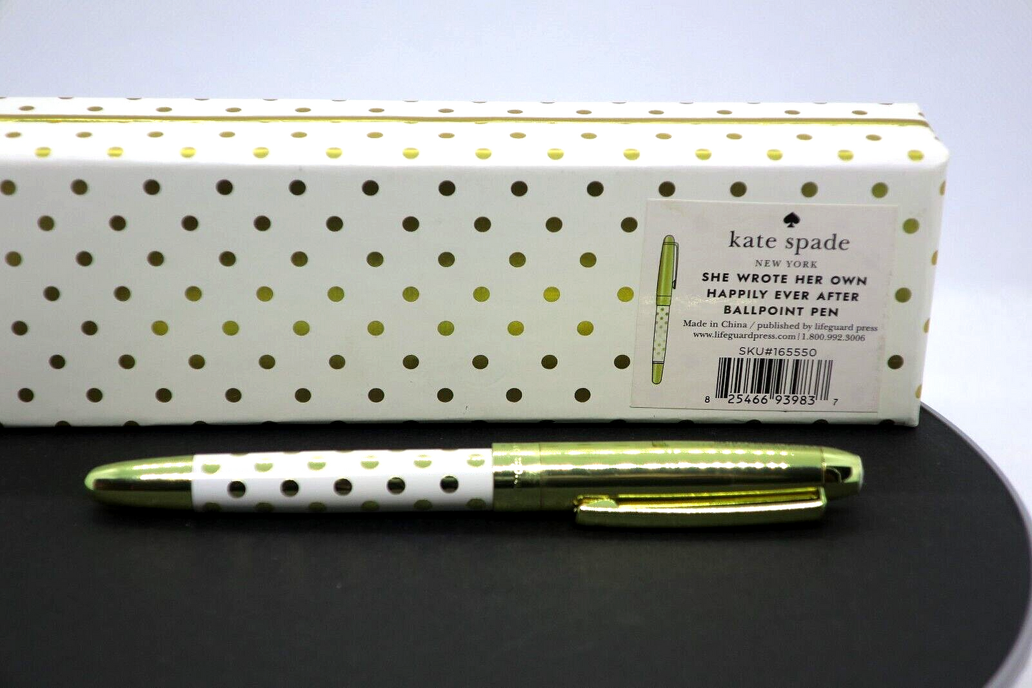 Kate Spade New York She Wrote Her Own Happily Ever After Ballpoint Pen Used