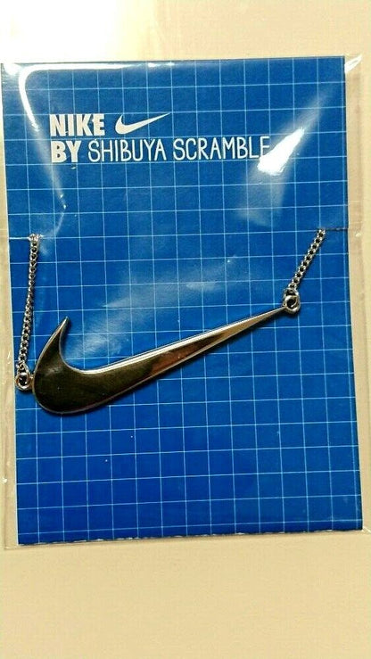 Rare Novelty Nike silver necklace shibuya scramble square limited From Japan F/S